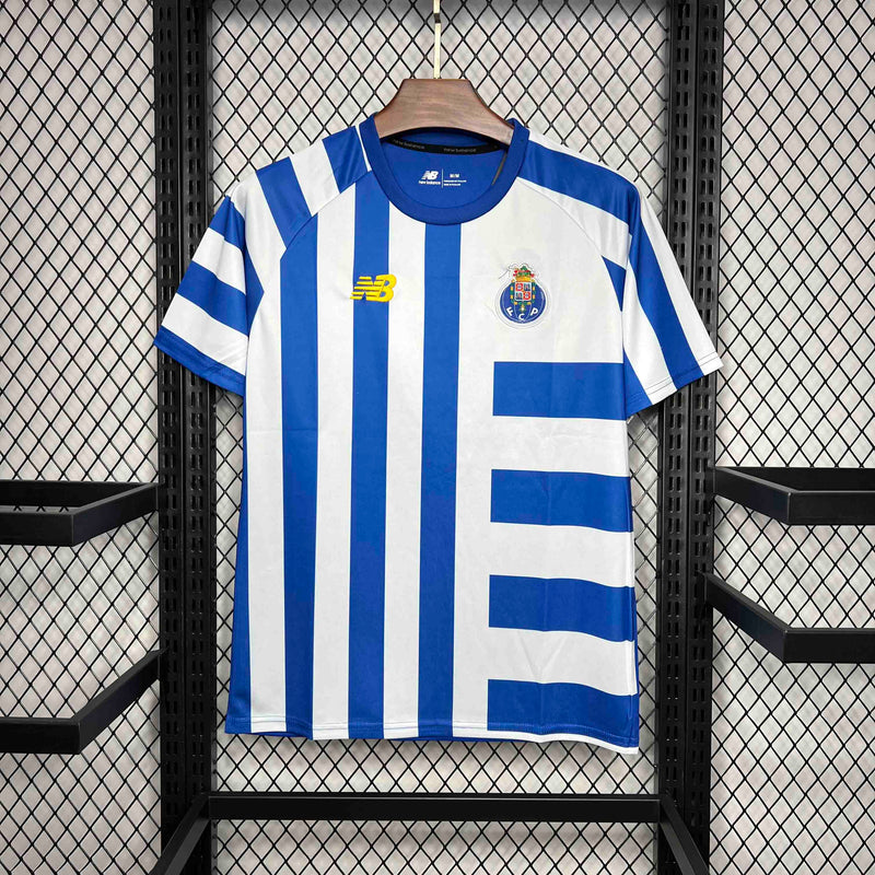 Camisa do Porto 24/25 Azul e Branco Treino, Uniforme Oficial, Nova Coleção