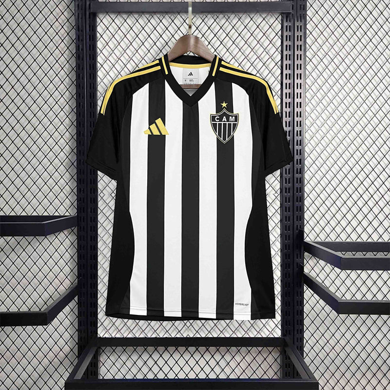 CAMISA DO ATLETICO MINEIRO 25/26 BRANCO E PRETO