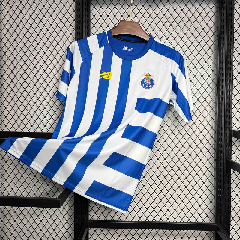 Camisa do Porto 24/25 Azul e Branco Treino, Uniforme Oficial, Nova Coleção