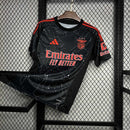 Camisa do Benfica 24/25 Preto, Uniforme Oficial, Nova Coleção