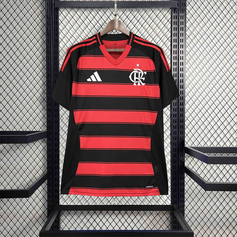 CAMISA DO FLAMENGO 25/26 VERMELHO E PRETO