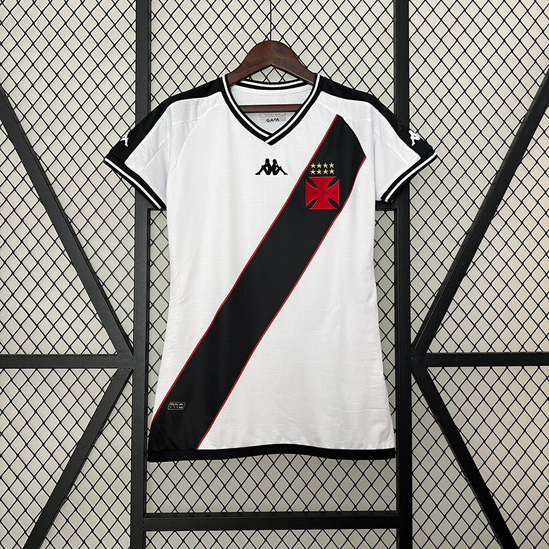 Camisa Feminina Vasco 24/25 Branca Oficial – Torcedora