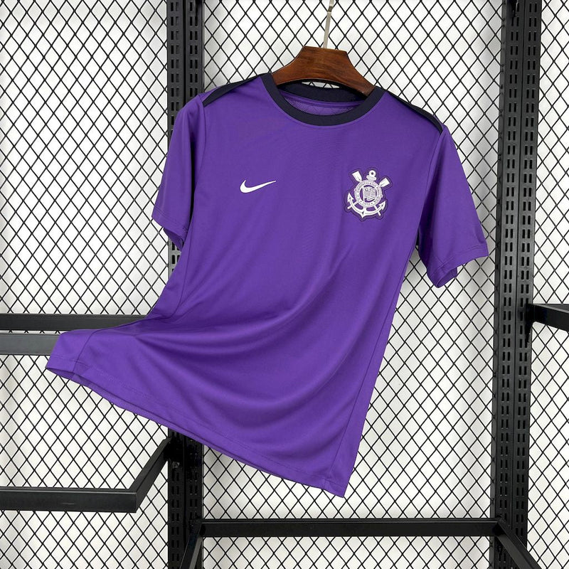Camisa do Corinthians 25/26 Roxo Treino, Uniforme Oficial, Lançamento 2025