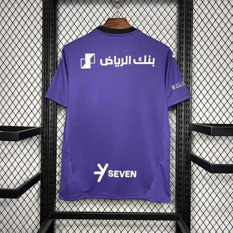 Camisa do Al-Hilal 24/25 Roxo, Uniforme Oficial, Nova Coleção