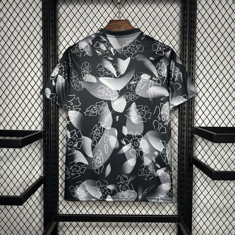 Camisa do Benfica 24/25 Preto Treino, Uniforme Oficial, Nova Coleção