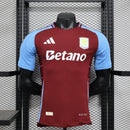 Camisa Aston Villa 24/25 Versão Player Vermelha Oficial