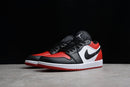 AIR JORDAN 1 LOW BRED TOE