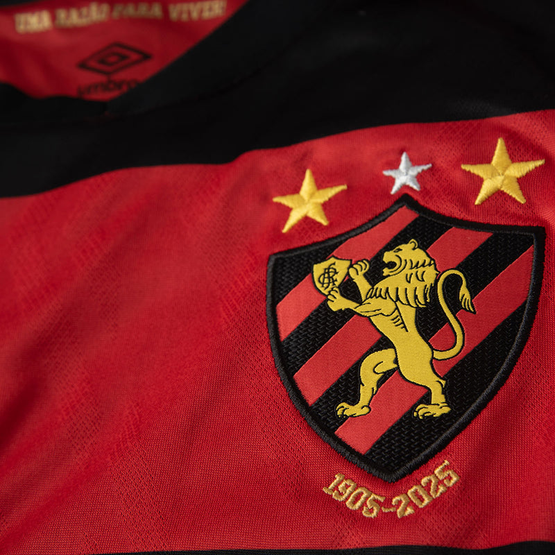 CAMISA DO SPORT RECIFE 2025 PRETO E VERMELHO