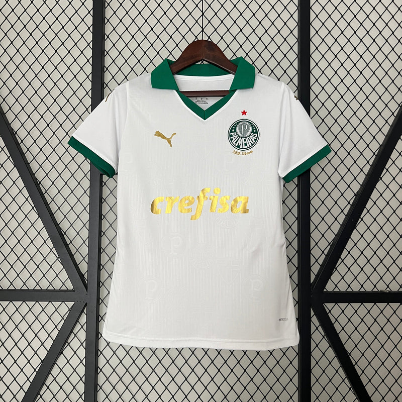 Camisa Feminina Palmeiras 24/25 Branca Oficial – Torcedora