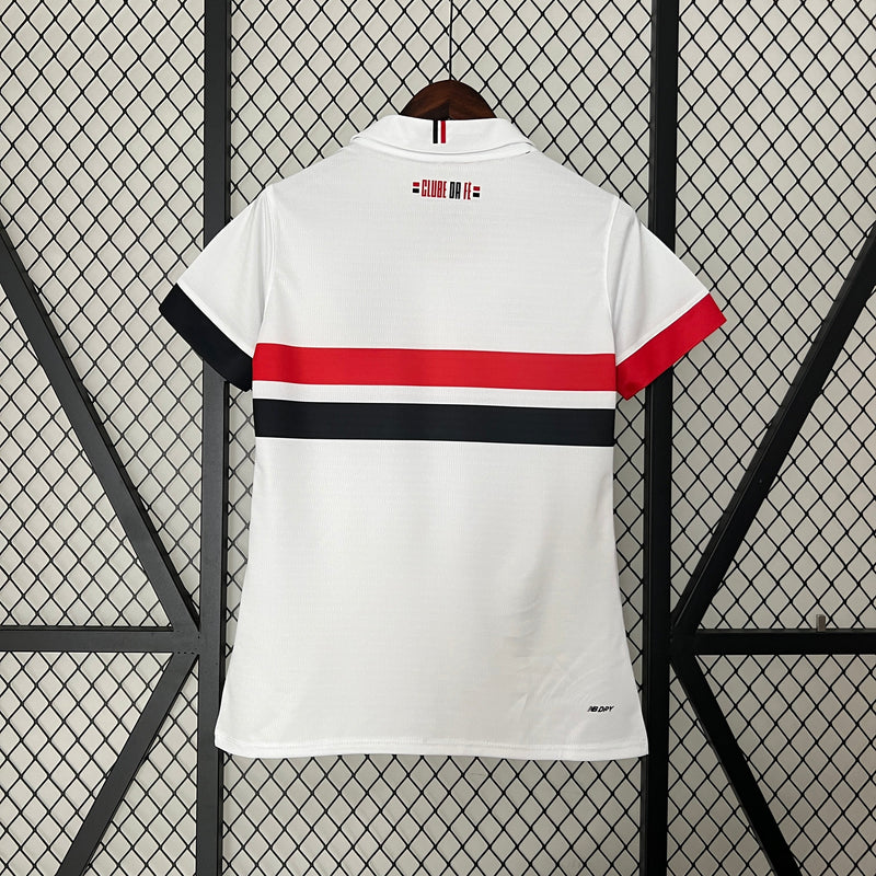 Camisa Feminina São Paulo 24/25 Branca Oficial – Torcedora